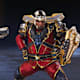 Gibraltar's legendary 'Court Executioner' skin and the Sentinel skin 'Platinum Aegis' in the Apex Legends Unveiled Collection Event.